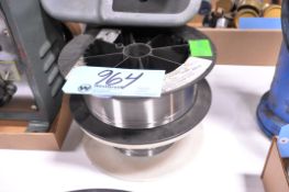 Lot-(2) Various Partial Spools Mig Wire in (1) Stack
