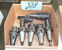 Lot-(6) BT40 Taper Tool Holders in (1) Box