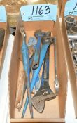 Lot-Various Adjustable Wrenches in (1) Box