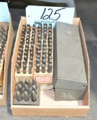 Lot-Hand Stamp Sets in (1) Box on Floor Under (1) Table