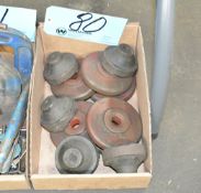 Lot-Leveling Pads in (1) Box on Floor Under (1) Table