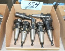 Lot-(7) CAT40 Taper Tool Holders in (1) Box