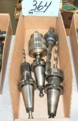 Lot-(4) CAT40 Taper Tool Holders in (1) Box