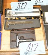 Lot-(1) NSK Depth Micrometer with Case, (1) No Name 4
