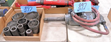 Lot-CP Pneumatic Impact Gun with Sockets in (2) Boxes