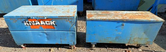 Lot-(2) Knaack Small Job Boxes