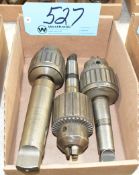 Lot-(3) Jacobs No. 18N Drill Chucks in (1) Box