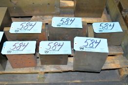 Lot-(6) Various Small Angle Plates in (1) Group
