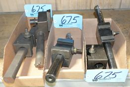 Lot-(5) Large Tool Holders with Boring Bars in (3) Boxes
