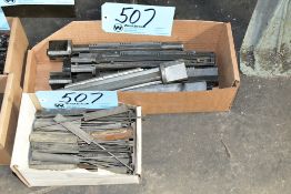Lot-Various Honing Tools in (3) Boxes Under (1) Bench