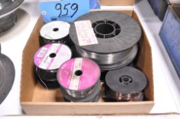 Lot-Small Spools Mig Wire in (1) Box