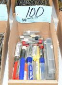 Lot-Various Packaged Carbide Cutters in (1) Box
