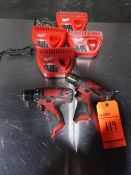 Milwaukee Drills and Chargers