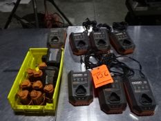 Ridgid Batters Chargers and Batteries