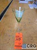 Trumpet Shaped Green Glasses