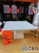 White Square Porcelain Cake Stands