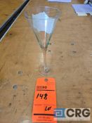 Trumpet Shaped Turquoise Glasses