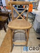 Cross Back Bar Farm Chairs