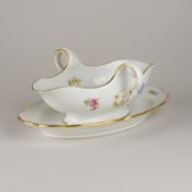 Meissen Sauciere Streublümchen 1. Wahl Knaufzeit, 1815-1924