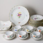 Meissen Speiseservice 27 Teile 6 Personen Bunte Blume 2 2. Wahl