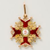 Kaiserlicher und Königlicher Orden vom Heiligen St. Stanislaus Meisterpunze "AK" (Albert Keibel