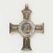 Albrechtsorden Albrechtkreuz Weißmetall versilbert