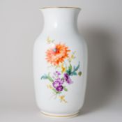 Meissen Große Vase Bunte Blume Bukett 36 cm 1. Wahl Neuwertig