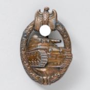 Auszeichnung Panzerkampfabzeichen Hohlprägung in Bronze 