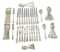 A Carr's of Sheffield ten piece setting in Gadroon