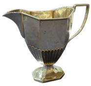 A Victorian silver cream jug, by Arthur & John Zimmerman