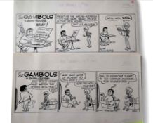 The Gambols by Barry Appleby - two artist's black