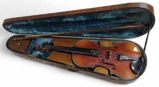 A German made violin with 