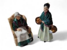 A Royal Doulton figure The Orange Lady 21.5cms hig