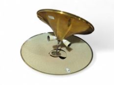 A mid century pendant light fitting