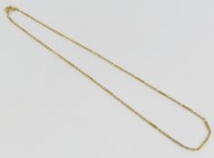 A mixed link chain, with control marks, tests as 1