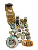 A small Poole pottery dish together with a quantit