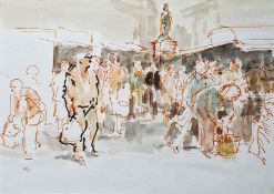 Roland Batchelor (1889-1990) Pen and watercolour 
