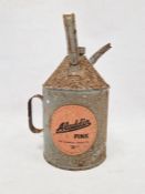 Aladdin pink 'The Premier Paraffin' can, 36cm high approx.