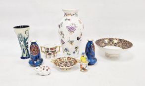 Royal Crown Derby bon-bon dish, a Royal Crown Derby model of a bank vole, a Royal Crown Derby '