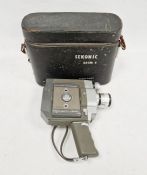 Sekonic Simplomat camera with filters and instruction manual, in fitted case