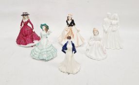 Quantity of figures to include Royal Worcester 'Caroline', Coalport 'Debutante of the Year, the