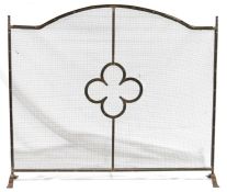 Wrought iron spark guard