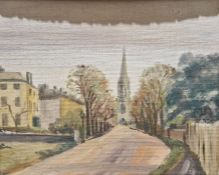 Mary Milford Oil on board 