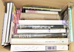 Quantity of art and design reference works and biographies, to include three volumes on Geoffrey