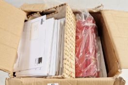 FDCs some in unopened envelopes, albums of FDCs (1 box)