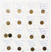 Collection of silver 3d containing 137 coins split between Victoria, Edward VII and George V,