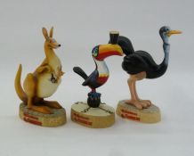 Three Guinness advertising figures 'My Goodness, my Guinness', made of resin (3) Condition