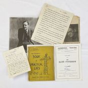 Eliot, T.S., signed material - 