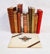 Militaria, assorted volumes relating to WWI and WWII and the military, to include:- Gosse, Philip 