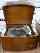 PYE Blackbox with Garrard turntable, 45cm wide